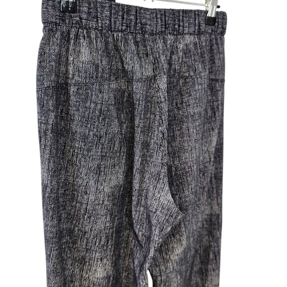Lululemon Rollin' With My Omies Pant Burlap Texture Black Dune, Pull On, Size 4 - Picture 10 of 11